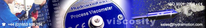 Viscometers for the measurement of viscosity under process conditions